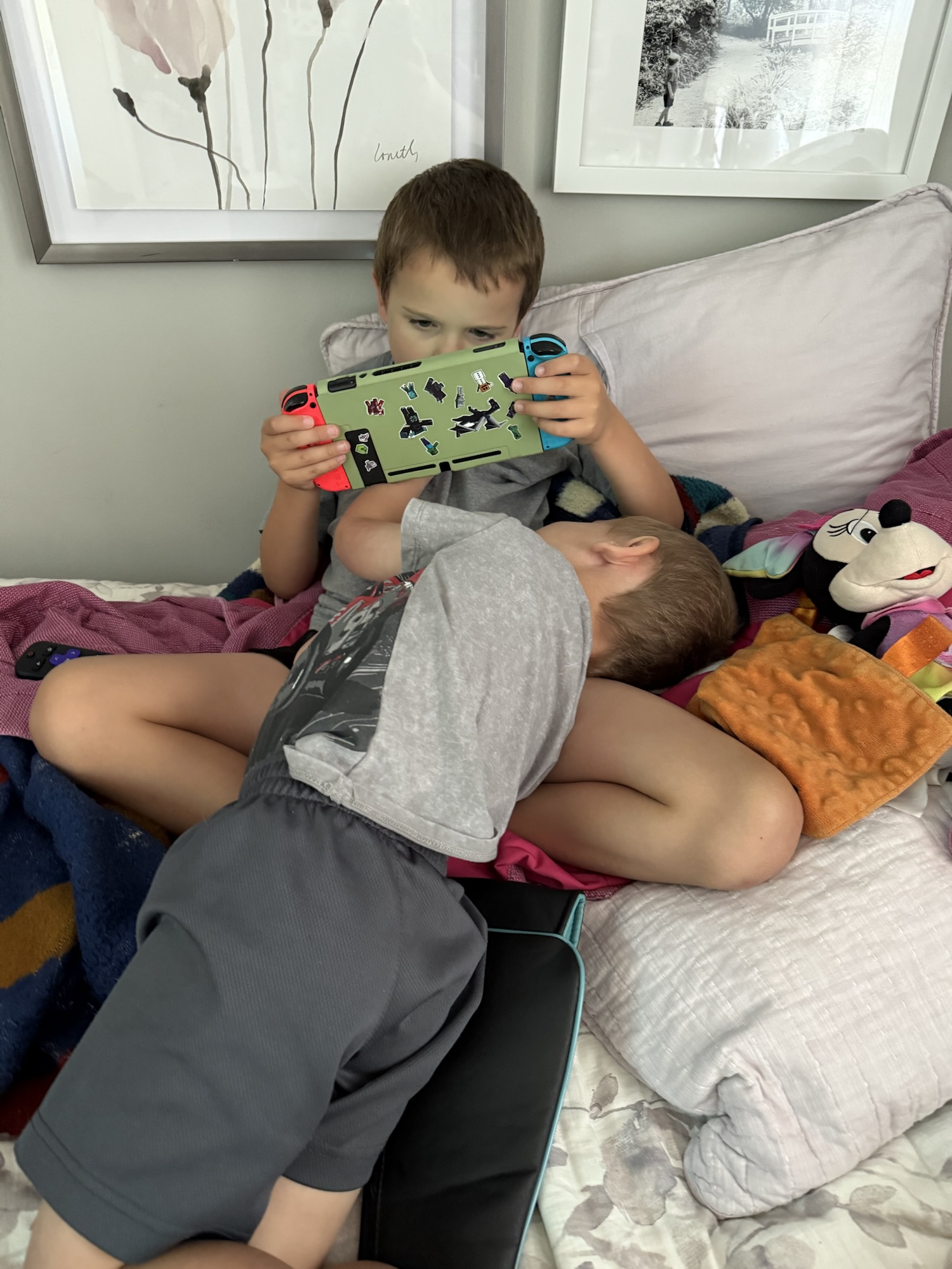 Live from the Sofa: A Mother’s Silent Witness to Sibling Warfare