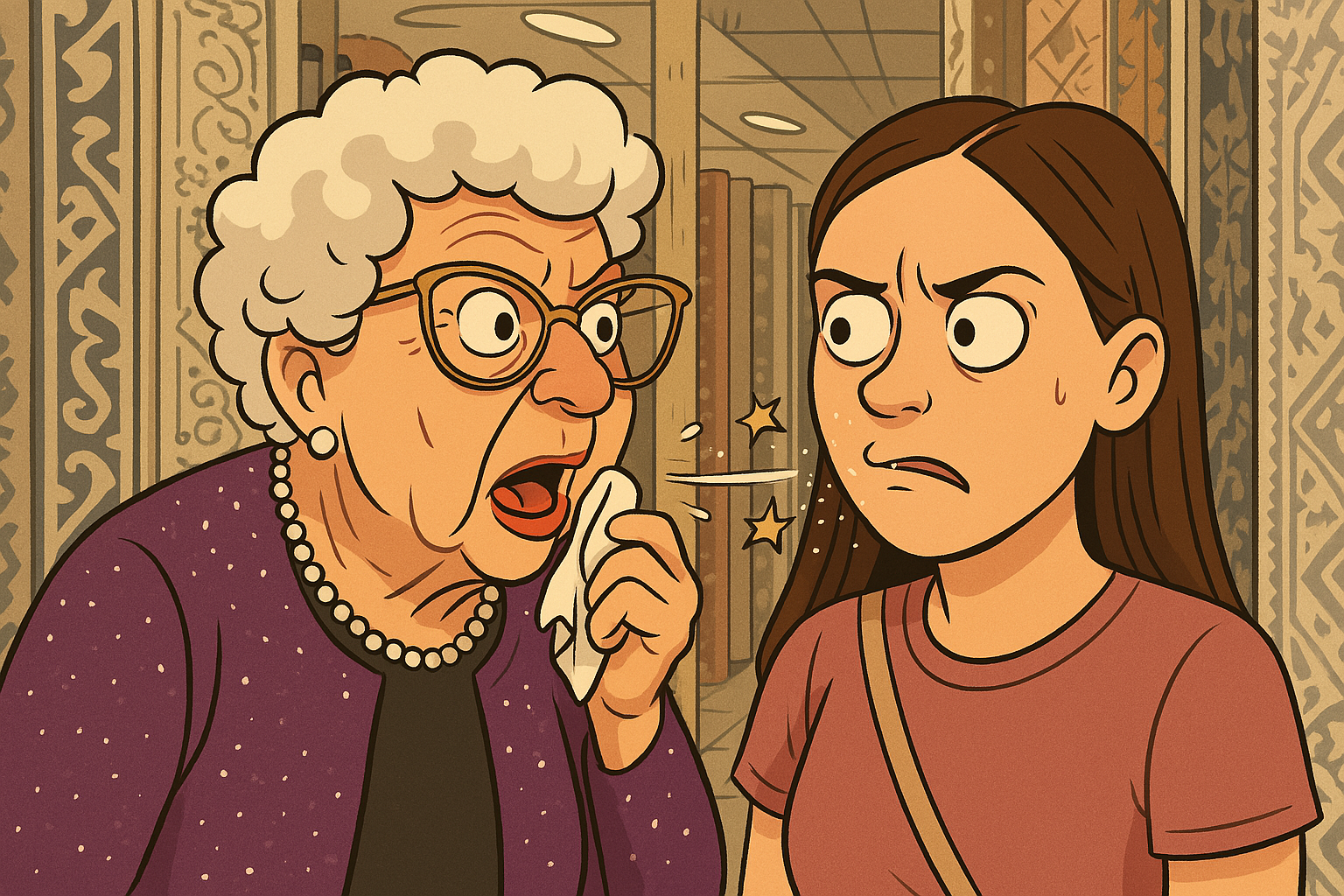 Short Story: “Caught in the Rug Trap with Loretta”