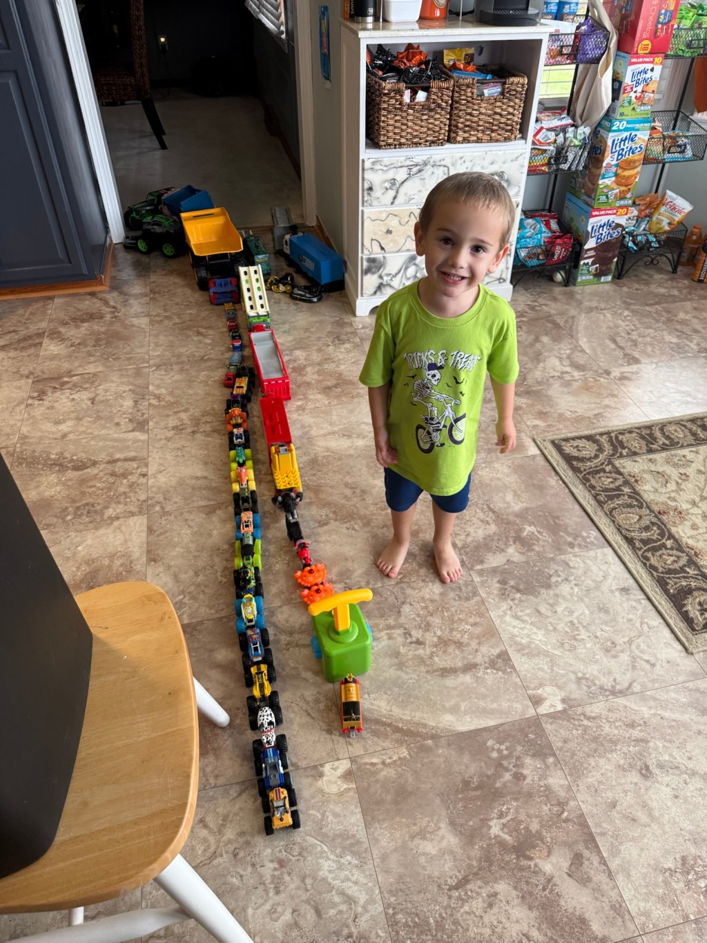 The Art of the Line-Up: A Manifesto by James, Age&nbsp;3